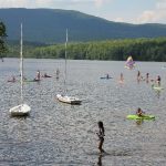 Traditional Summer camp canoeing & sailing