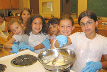 Children at Cooking Camp