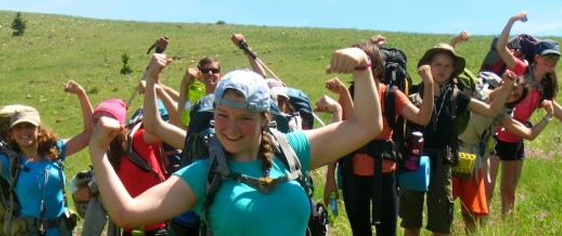 Summer hiking camps from the summer lady