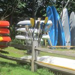 Traditional Summer camp kayaks