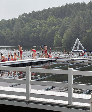 Traditional Summer camp scene - photo taken by The Summer Lady.